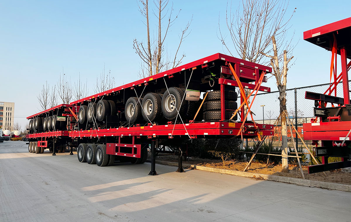 Flatbed Semi Trailer a