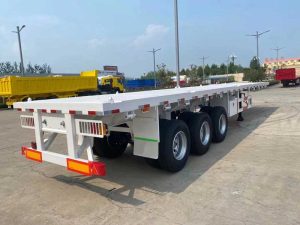 Semi Container Chassis Container Carrier Trailer